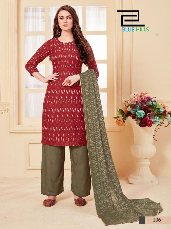 Bluehills-Zoya-Rayon-Kurti-With-Bottom-And-Dupatta